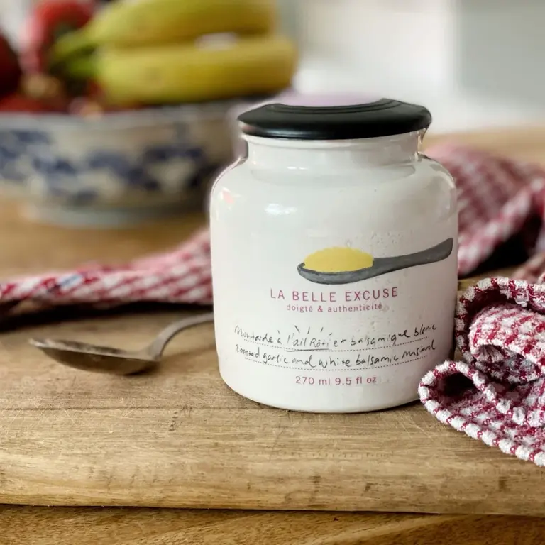 LA BELLE EXCUSE MOUTARDE À L'AIL RÔTI - 270 ML
