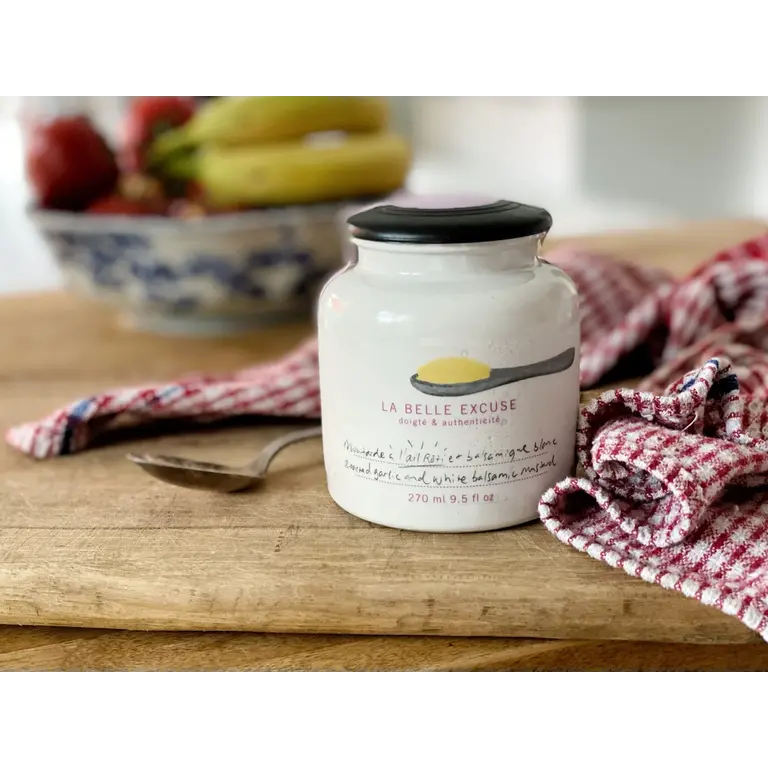 LA BELLE EXCUSE MOUTARDE À L'AIL RÔTI - 270 ML