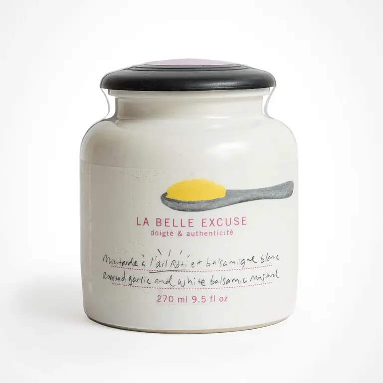 LA BELLE EXCUSE MOUTARDE À L'AIL RÔTI - 270 ML