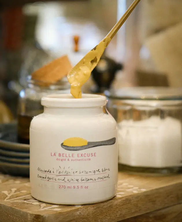 LA BELLE EXCUSE MOUTARDE À L'AIL RÔTI - 270 ML