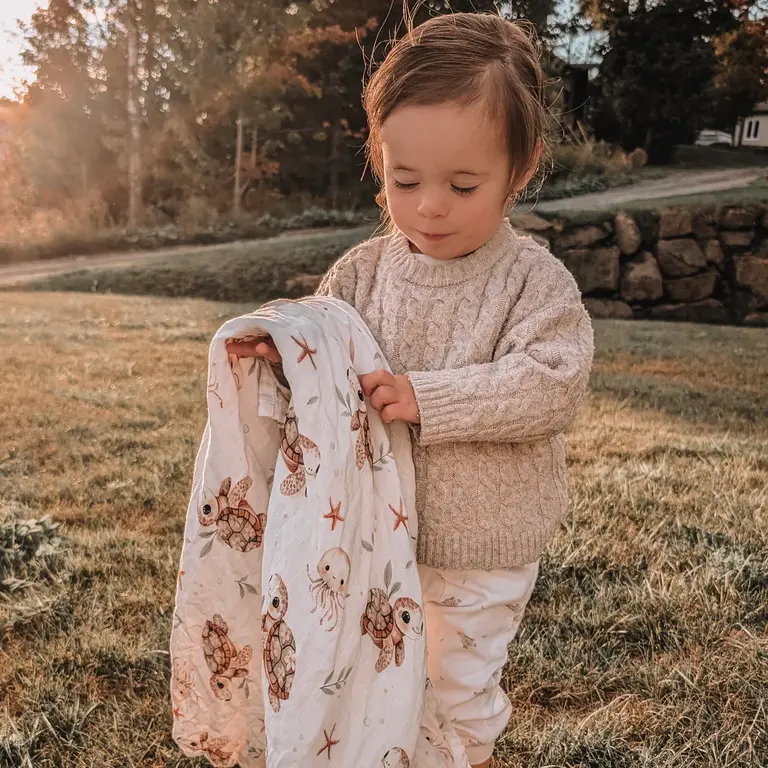 CRÉATION JADE CRÉATION JADE - MOUSSELINE DE BAMBOU - TATIANA LA TORTUE