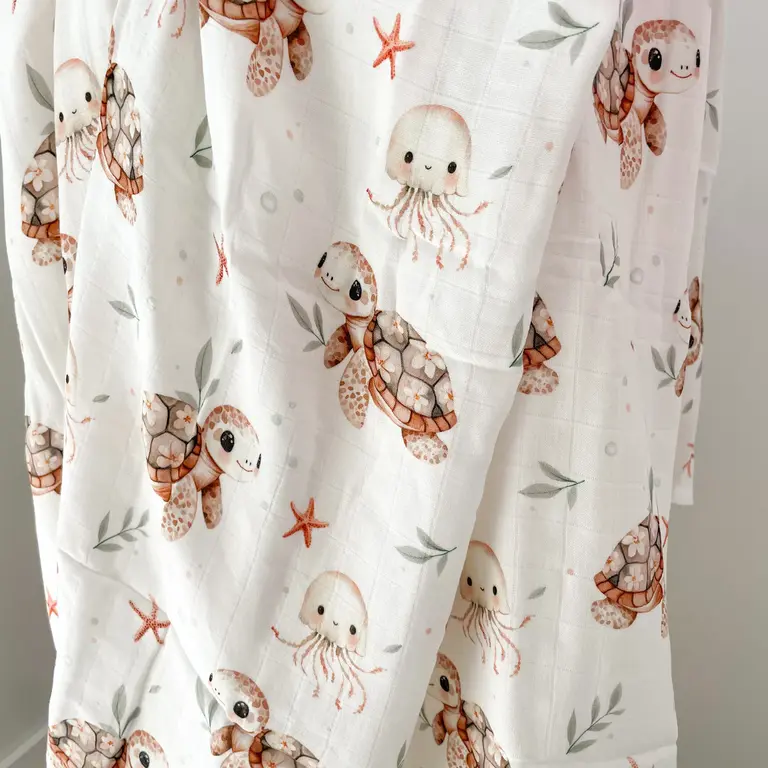 CRÉATION JADE CRÉATION JADE - MOUSSELINE DE BAMBOU - TATIANA LA TORTUE