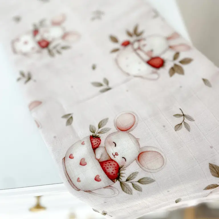 CRÉATION JADE CRÉATION JADE - MOUSSELINE DE BAMBOU - LYDIA LA LAPINE GOURMANDE