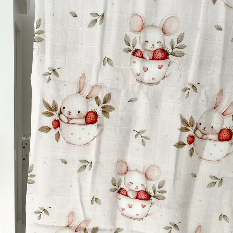 CRÉATION JADE CRÉATION JADE - MOUSSELINE DE BAMBOU - LYDIA LA LAPINE GOURMANDE