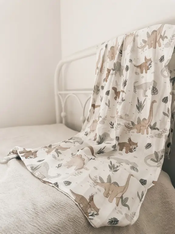 CRÉATION JADE MOUSSELINE DE BAMBOU - DINOSAURE ANTOINE