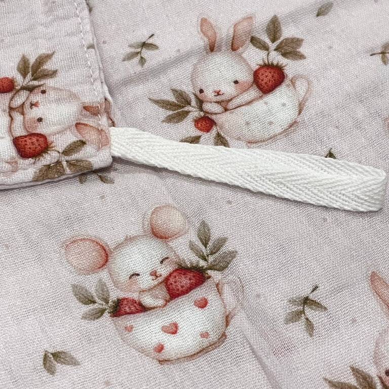 CRÉATION JADE MINI COMFORT MUSLIN - LYDIA THE HUNGRY BUNNY