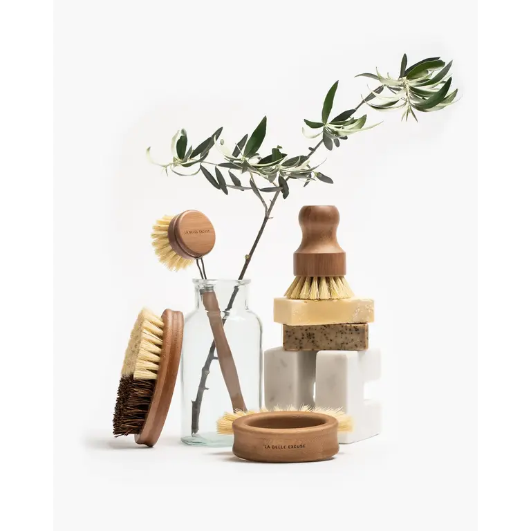 LA BELLE EXCUSE BROSSE À RÉCURER EN BOIS