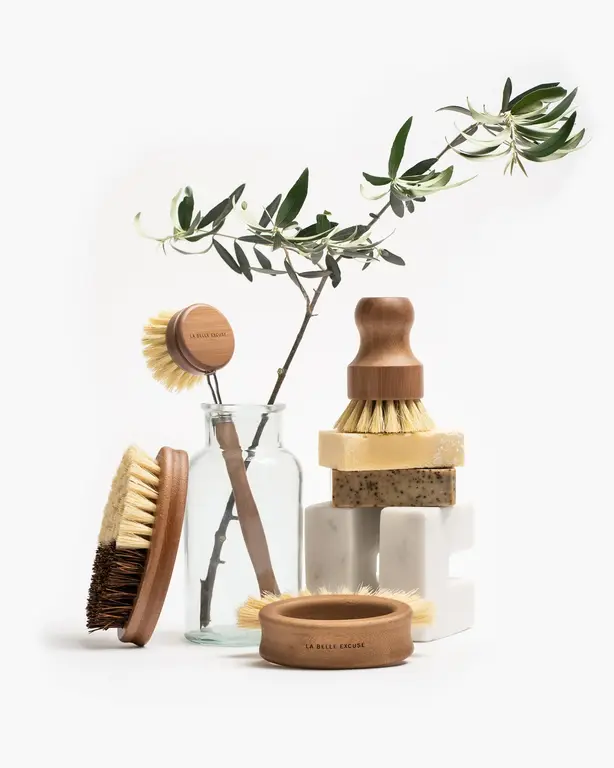 LA BELLE EXCUSE BROSSE À RÉCURER EN BOIS