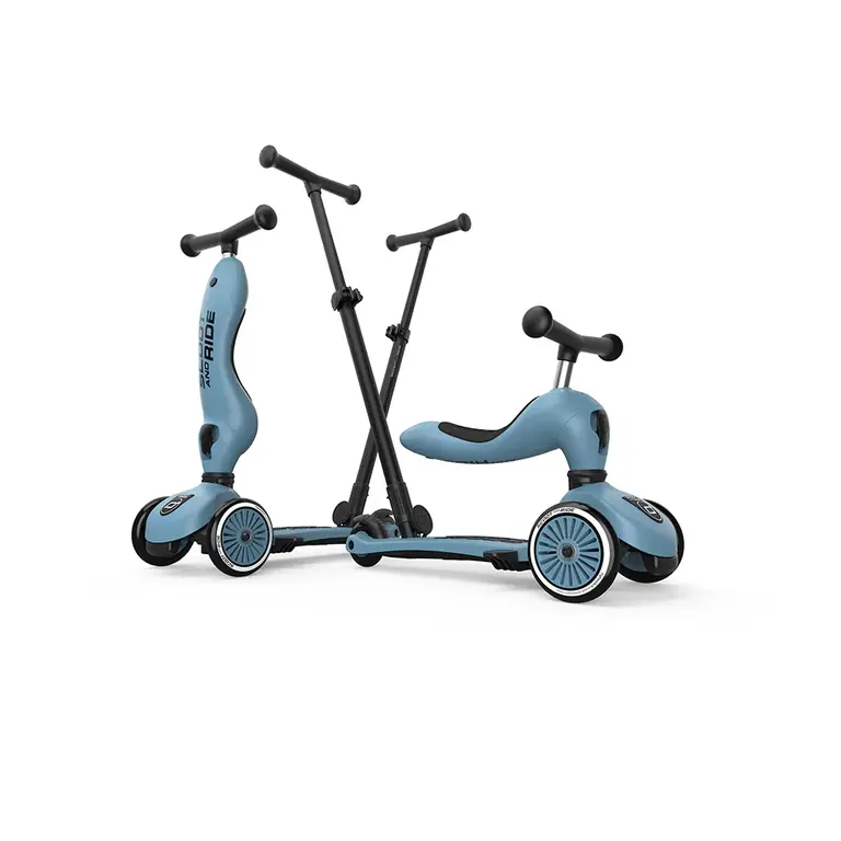 SCOOT AND RIDE TROTTINETTE HIGHWAYKICK 1 PUSH & GO - ACIER