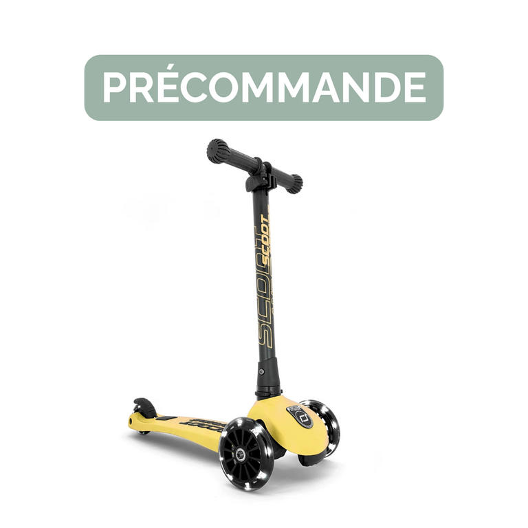SCOOT AND RIDE TROTTINETTE HIGHWAYKICK 3 LED - LEMON