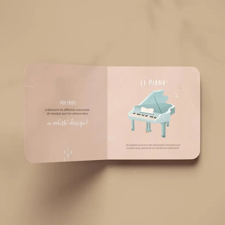 MOKA LIVRE - MOKA DÉCOUVRE LES INSTRUMENTS DE MUSIQUE CLASSIQUE