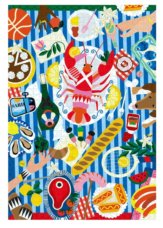 HOLIYAY PUZZLE 1000 PCS - FESTIN CÔTIER