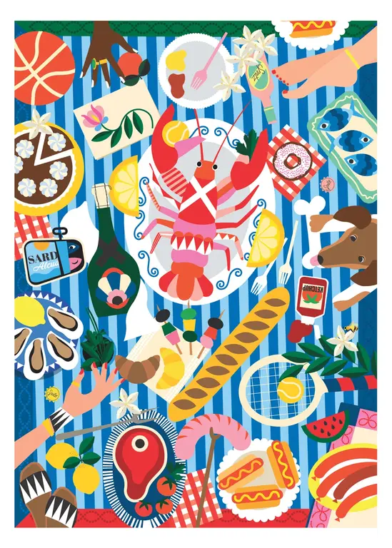 HOLIYAY PUZZLE 1000 PCS - FESTIN CÔTIER