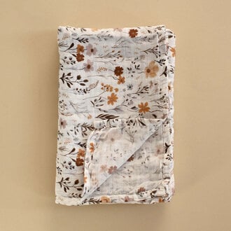 MINIKA COUVERTURE DE MOUSSELINE - WILDFLOWERS