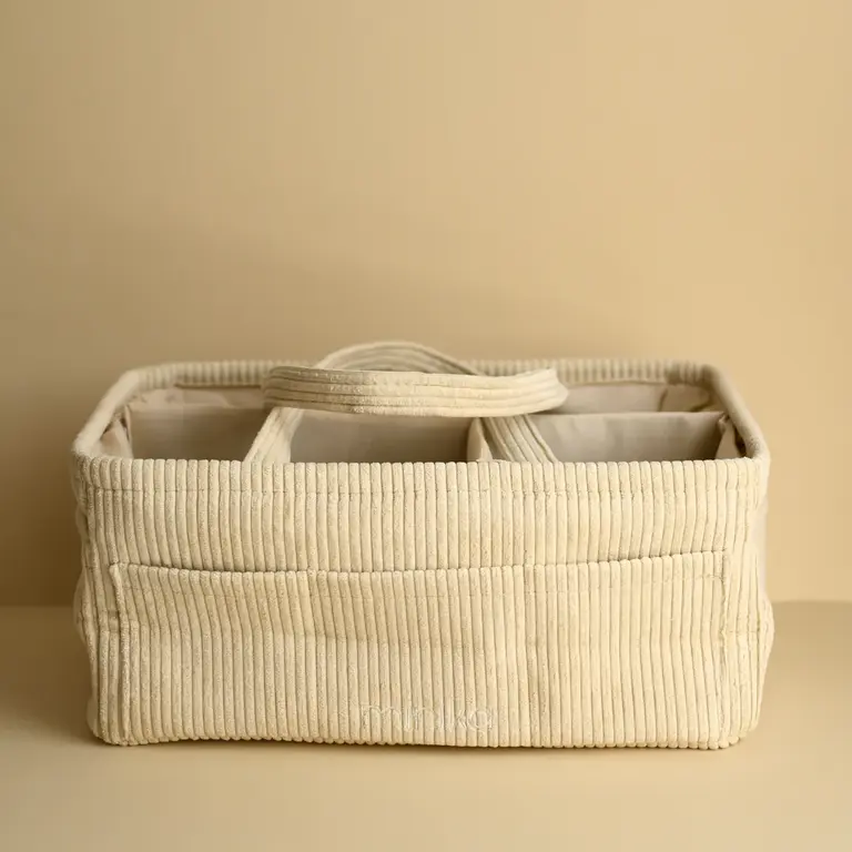 MINIKA PANIER ORGANISATEUR DE COUCHES - CREAM