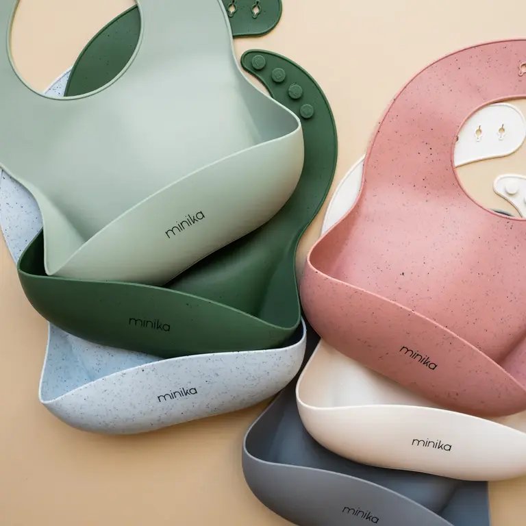 MINIKA MINIKA - BAVETTE EN SILICONE - SAUGE