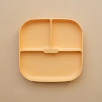 MINIKA ASSIETTE AVEC SUCCION EN SILICONE - SUNSET