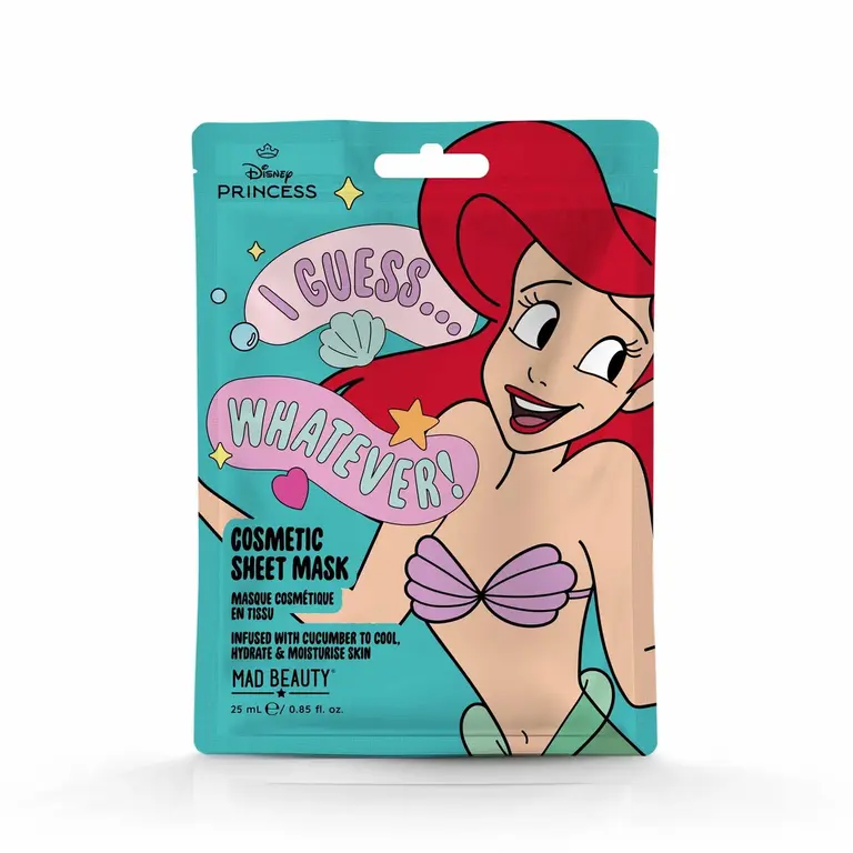 MAD BEAUTY MASQUE EN FEUILLE POUR LE VISAGE ARIEL - DISNEY PRINCESS EXPRESS YOURSELF