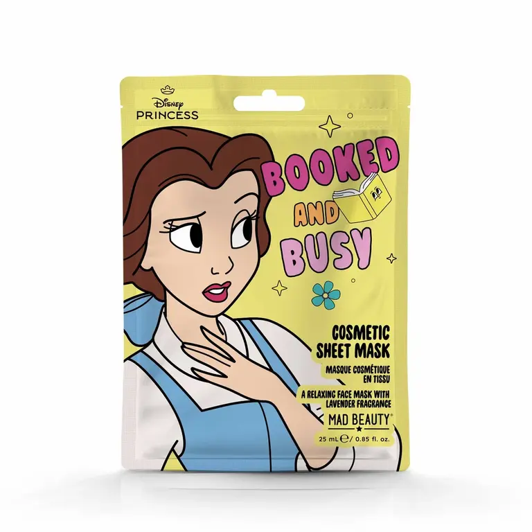 MAD BEAUTY MASQUE EN FEUILLE POUR LE VISAGE BELLE - DISNEY PRINCESS EXPRESS YOURSELF