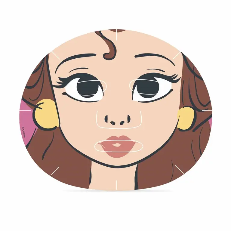 MAD BEAUTY SHEET FACE MASK BELLE - DISNEY PRINCESS EXPRESS YOURSELF