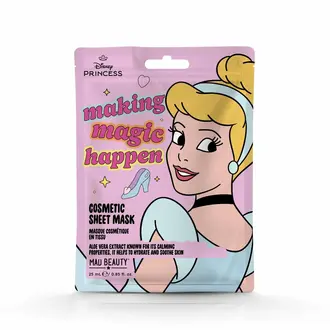 MAD BEAUTY MASQUE EN FEUILLE POUR LE VISAGE CENDRILLON - DISNEY PRINCESS EXPRESS YOURSELF