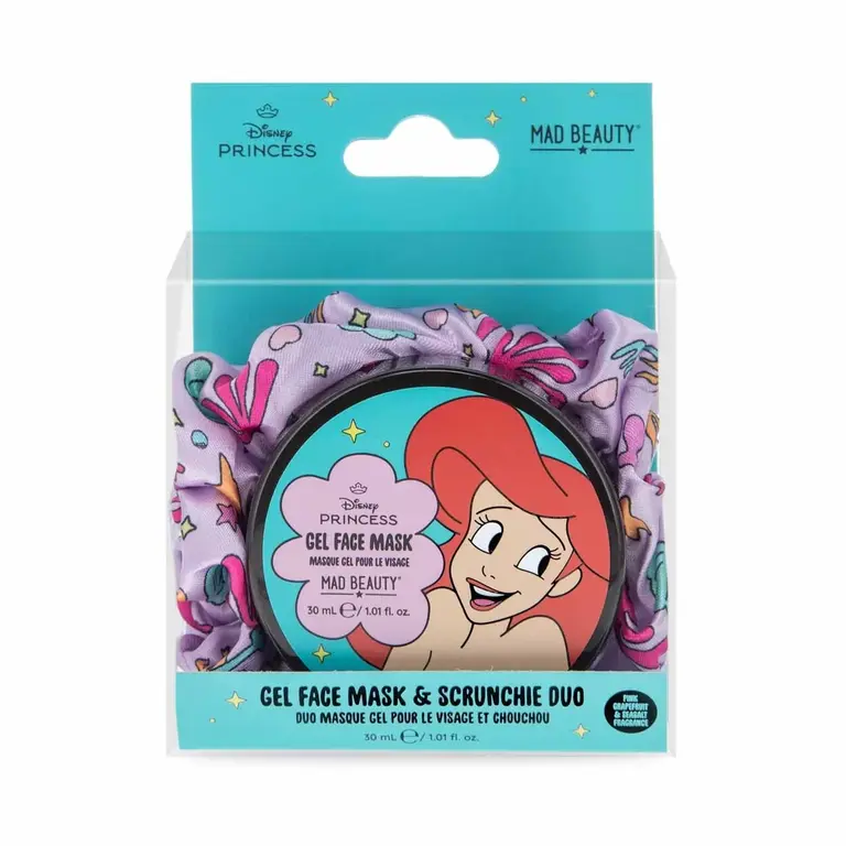 MAD BEAUTY DUO MASQUE GEL VISAGE ET CHOUCHOU ARIEL - DISNEY PRINCESS EXPRESS YOURSELF