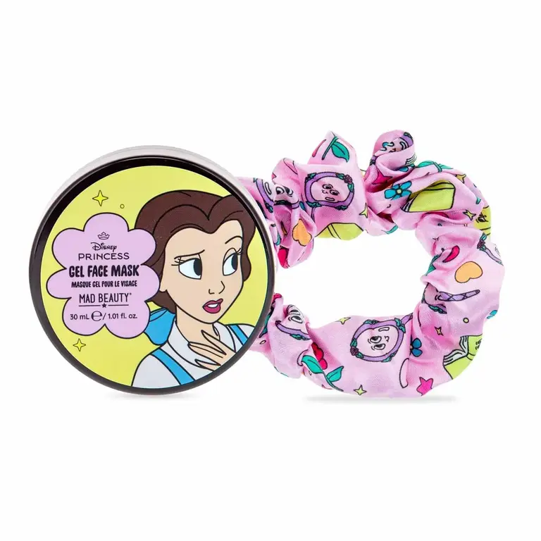MAD BEAUTY FACE GEL MASK AND SCRUNCHIE DUO BELLE - DISNEY PRINCESS EXPRESS YOURSELF