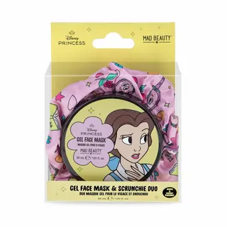 MAD BEAUTY FACE GEL MASK AND SCRUNCHIE DUO BELLE - DISNEY PRINCESS EXPRESS YOURSELF