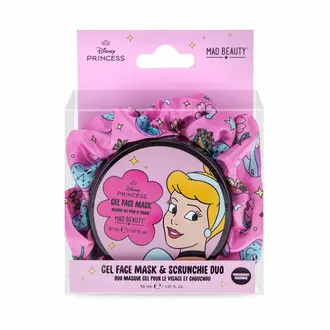 MAD BEAUTY FACE GEL MASK AND SCRUNCHIE DUO CINDERELLA - DISNEY PRINCESS EXPRESS YOURSELF