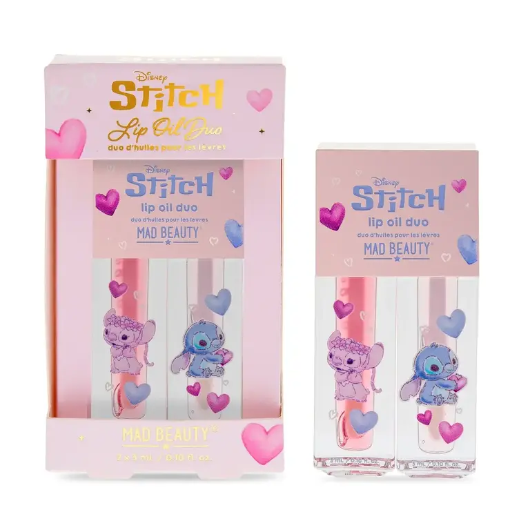 MAD BEAUTY DUO D'HUILE POUR LES LÈVRES - I HEART STITCH