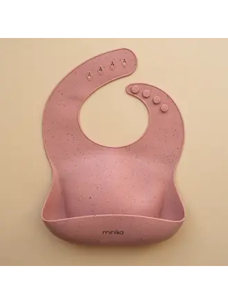 MINIKA BAVETTE EN SILICONE - SORBET