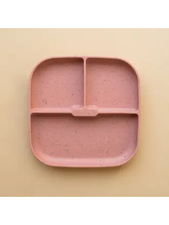 MINIKA ASSIETTE À SUCCION EN SILICONE - SORBET