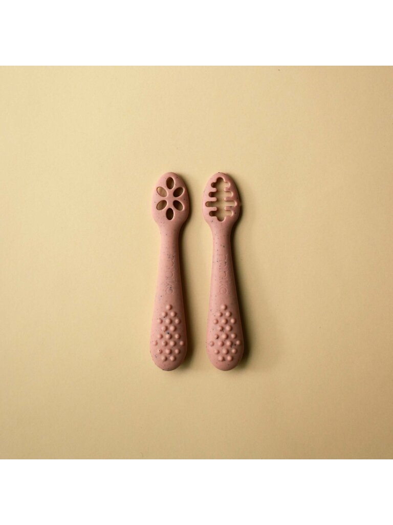 MINIKA DUO DE CUILLÈRES D'APPRENTISSAGE - SORBET