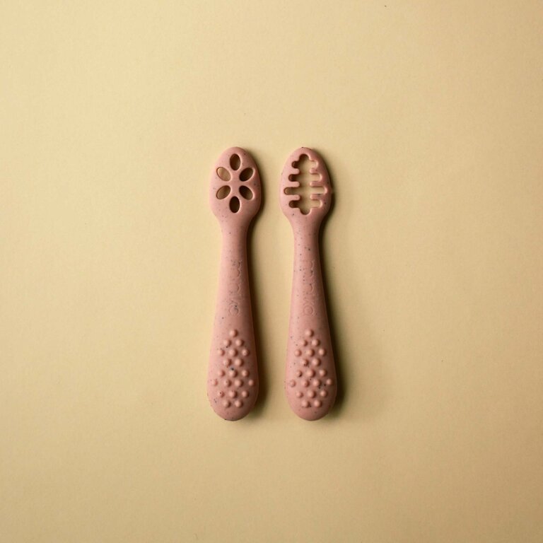 MINIKA DUO DE CUILLÈRES D'APPRENTISSAGE - SORBET