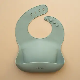MINIKA BAVETTE EN SILICONE - SAUGE