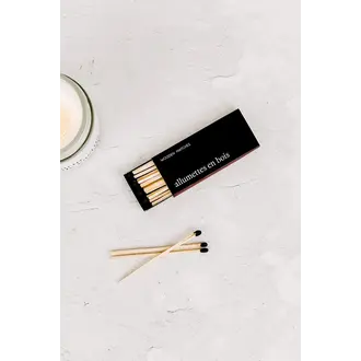 MARÉE CHANDELLE ALLUMETTES EN BOIS
