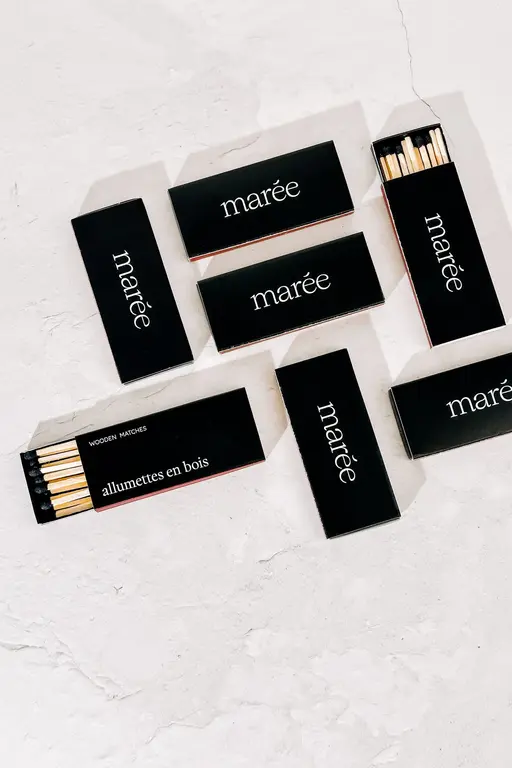 MARÉE CHANDELLE MARÉE - ALLUMETTES EN BOIS