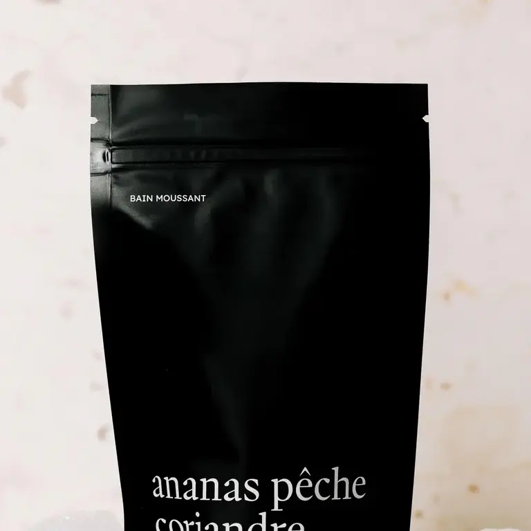 MARÉE CHANDELLE BAIN MOUSSANT - ANANAS PÊCHE CORIANDRE