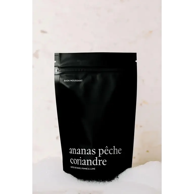 MARÉE CHANDELLE BAIN MOUSSANT - ANANAS PÊCHE CORIANDRE