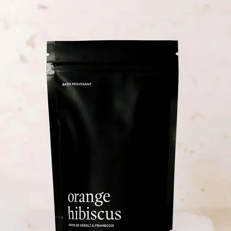 MARÉE CHANDELLE BAIN MOUSSANT - ORANGE HIBISCUS