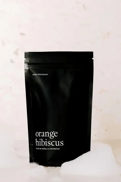 MARÉE CHANDELLE BAIN MOUSSANT - ORANGE HIBISCUS