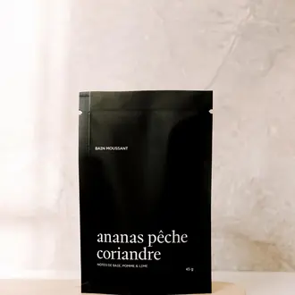 MARÉE CHANDELLE BAIN MOUSSANT - ANANAS PÊCHE CORIANDRE