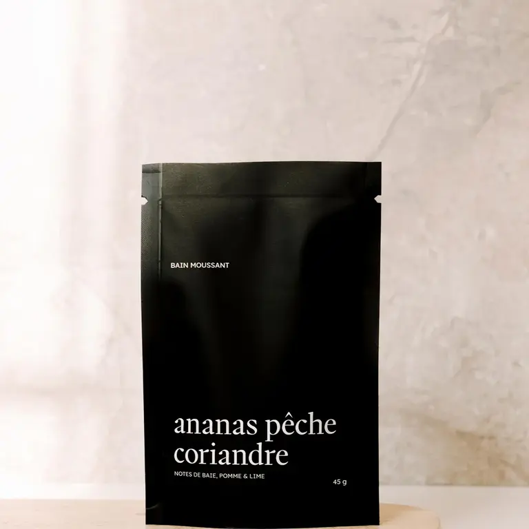 MARÉE CHANDELLE BAIN MOUSSANT - ANANAS PÊCHE CORIANDRE
