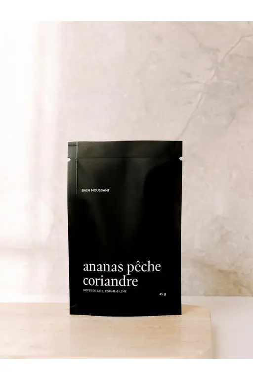 MARÉE CHANDELLE BAIN MOUSSANT - ANANAS PÊCHE CORIANDRE