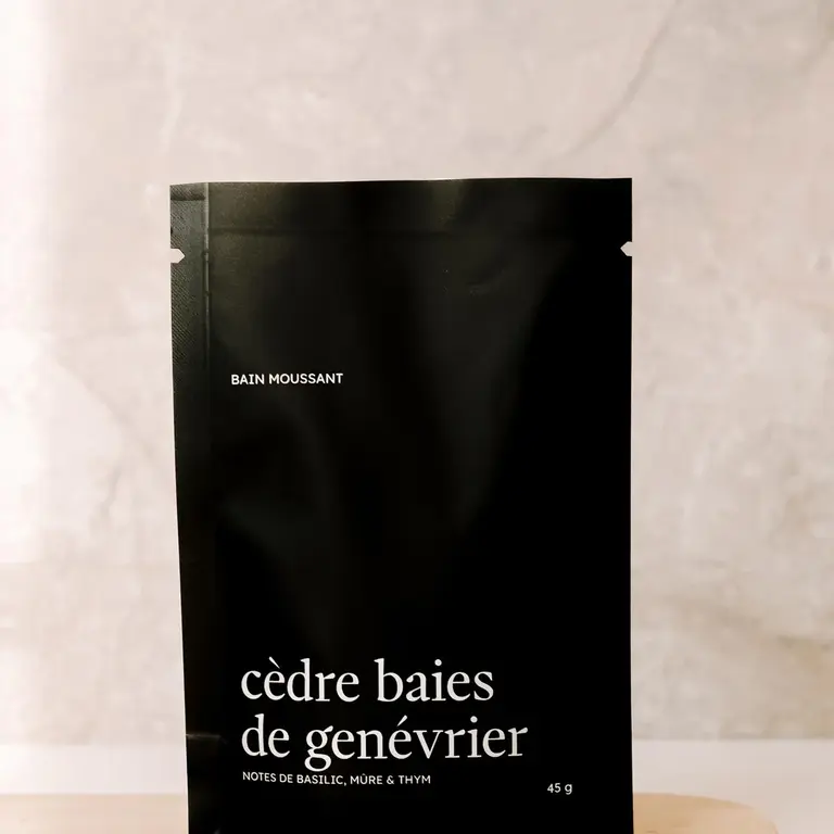 MARÉE CHANDELLE BAIN MOUSSANT - CÈDRE BAIES DE GENÉVRIER