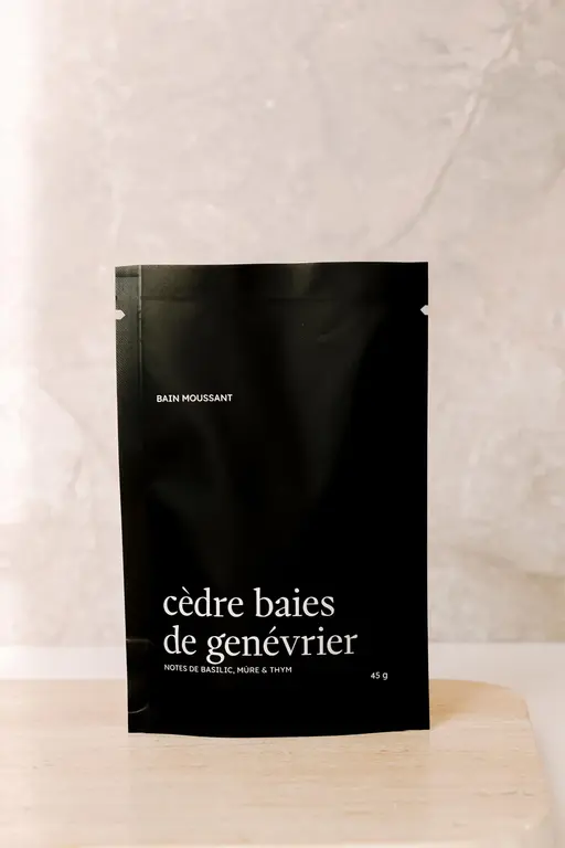 MARÉE CHANDELLE BAIN MOUSSANT - CÈDRE BAIES DE GENÉVRIER