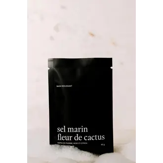MARÉE CHANDELLE BAIN MOUSSANT - SEL MARIN FLEUR DE CACTUS