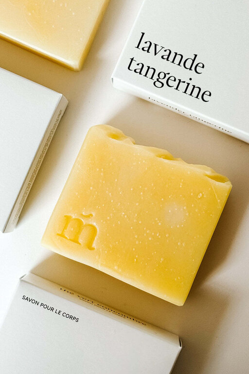 MARÉE CHANDELLE SAVON POUR LE CORPS - LAVANDE ET TANGERINE