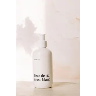 MARÉE CHANDELLE SAVON À MAINS - FLEUR DE RIZ MUSC BLANC