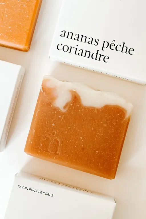 MARÉE CHANDELLE MARÉE - SAVON POUR LE CORPS - ANANAS PÊCHE CORIANDRE